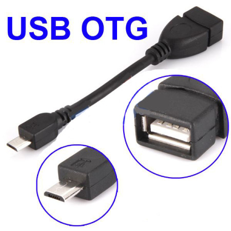Cabo USB OTG para Micro USB Gembird Cablexpert  A-OTG-AFBM-03 - ONBIT