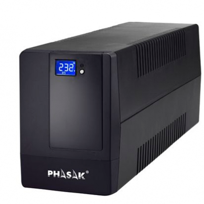 UPS Phasak Interactive 1000 VA LCD USB+RJ