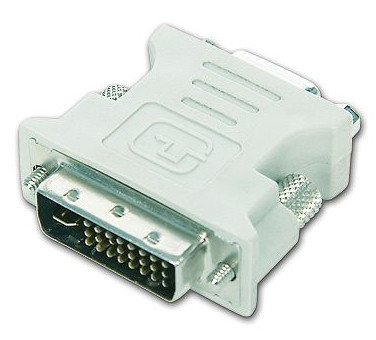 Adaptador Gembird Cablexpert DVI 24Pin p/ VGA 15Pin  A-DVI-VGA - ONBIT