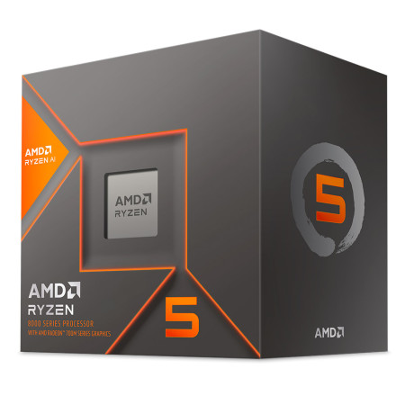 Processador AMD Ryzen 5 8600G "Zen 4" 6-Core 4.3GHz c/ Turbo 5.0GHz 22MB Cache Skt AM5