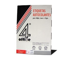 Etiquetas autocolantes 4Office 210x297 - 100 Folhas   - ONBIT