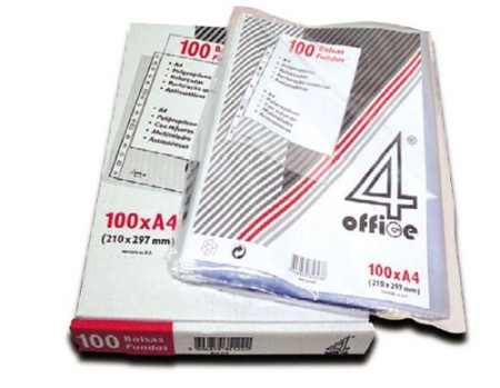 Saca Catálogo 35 microns 4Office - Pack 100 ( bolsa catálogo / micas )   - ONBIT