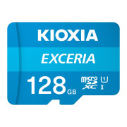 Cartão Memória Kioxia Exceria C10 UHS-I U1 microSDHC 128GB + Adaptador SD  LMEX1L128GG2 - ONBIT