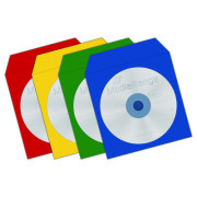 Bolsas Papel Colorido para CD/DVD individuais - Pack 100   - ONBIT