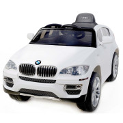 Carro Elétrico BMW X6 12V Bateria c/ Comando Branco Branco  - ONBIT