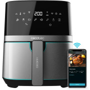 Fritadeira AirFryer WiFi Cecotec Cecofry Full InoxBlack 5500 Connected
