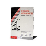 Etiquetas autocolantes 4Office 210x148 - 100 Folhas   - ONBIT