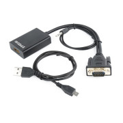 Adaptador Gembird VGA para HDMI 15cm  A-VGA-HDMI-01 - ONBIT