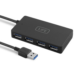 HUB 4 Portas USB 3.0 1Life usb:hub 4