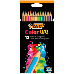 Lápis de Cor 18cm BIC Color Up 12 unidades   - ONBIT