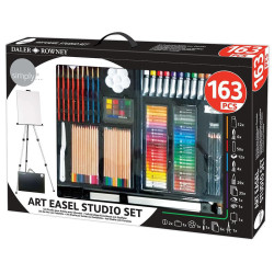 Kit de Pinturas DALER ROWNEY Art Easel Studio Set (163 peças)