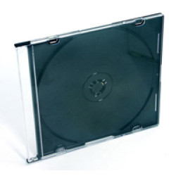 Caixa CD/DVD Slim Mediarange 5.2mm fundo preto   - ONBIT