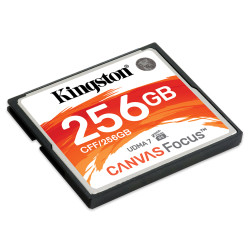 Cartão Kingston Canvas Compact Flash 256GB  CFF/256GB - ONBIT