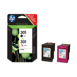 HP 301 Combo-pack Preto/Tri-color Original   - ONBIT