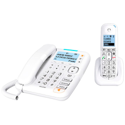 Telefone Fixo Alcatel XL785 Combo Branco