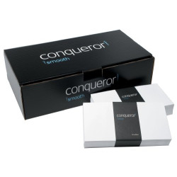 Envelope DL Conqueror Premium Brilhante sem Janela 110x220 Silicone 90gr - Pack 50 Unidades