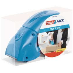 Dispensador manual de fita Tesa Pack n Go azul 171 x 68 x 115 mm   - ONBIT
