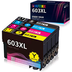 MultiPack 4 Tinteiros Epson 603 XL Compatíveis (C13T03A64510)   - ONBIT