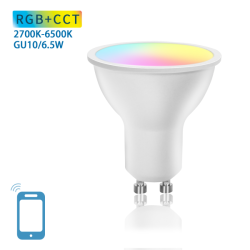 Lâmpada Smart LED WiFi RGB GU10 6.5W Aigostar