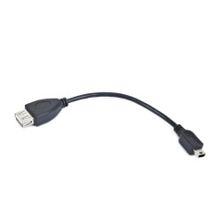 Cabo USB OTG para Mini USB Gembird Cablexpert 15cm  A-OTG-AFBM-002 - ONBIT