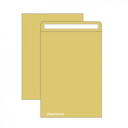 Envelopes Kraft B4 (250X353mm) c/tira de silicone - Pack 250 unidades   - ONBIT