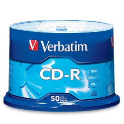 CD-R Verbatim 52X - Pack 50   - ONBIT
