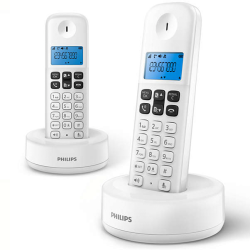 Telefone Fixo Philips D1612W/34 Pack DUO Branco