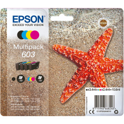 Multipack 4 Tinteiros Epson 603 Originais (C13T03U64010)   - ONBIT