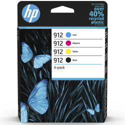 HP 912 Combo Pack 4 Tinteiros Originais 6ZC74AE   - ONBIT