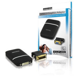 Adaptador USB 2.0 para DVI / VGA Konig  PH9485 - ONBIT
