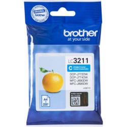 Tinteiro Brother Original LC3211C Azul   - ONBIT