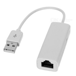 Adaptador de Rede USB2.0 p/ RJ45 10/100Mbps branco Gembird  NIC-U2-02 - ONBIT