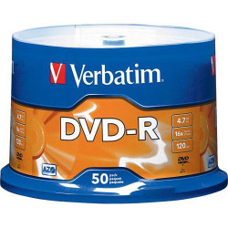 DVD-R Verbatim 16X - Pack 50   - ONBIT