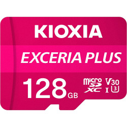 Cartão Memória Kioxia Exceria Plus C10 V30 microSDHC UHS-I 128GB  LMPL1M128GG2 - ONBIT