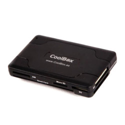 Leitor de Cartões / Cartão Cidadão / SIM / USB Externo CRE065 Coolbox   - ONBIT
